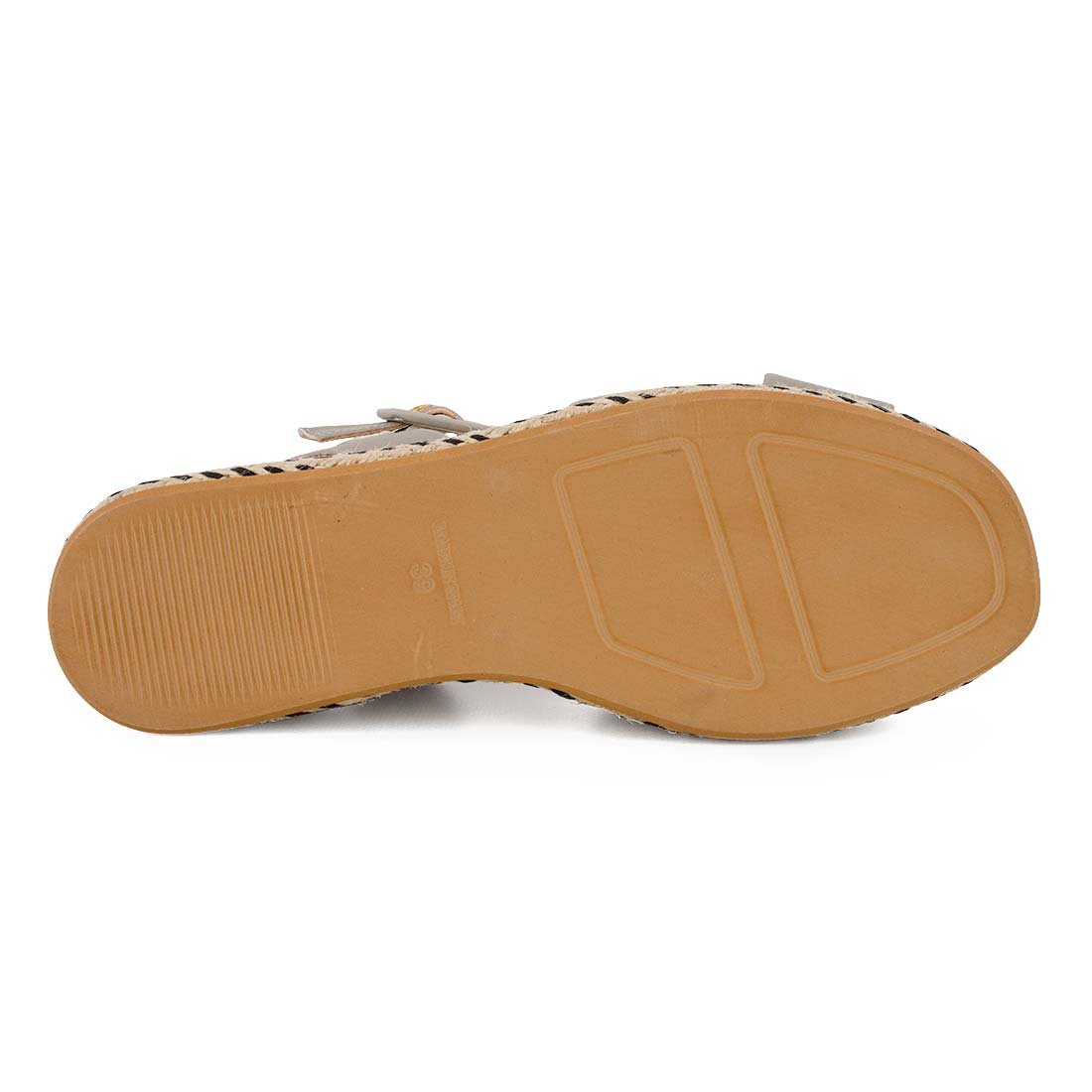 KANNA ΓΥΝΑΙΚΕΙΕΣ ΔΕΡΜΑΤΙΝΕΣ ΠΛΑΤΦΟΡΜΕΣ 21KV21062 LIGHT GREY - Image 4