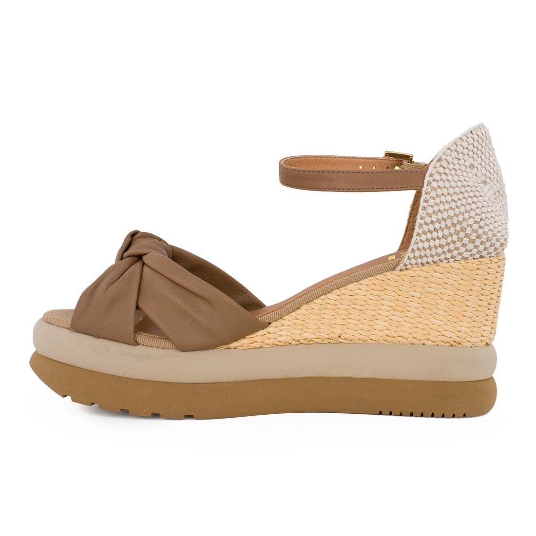 KANNA ΓΥΝΑΙΚΕΙΕΣ ΔΕΡΜΑΤΙΝΕΣ ΠΛΑΤΦΟΡΜΕΣ 21KV21233 COGNAC - Image 3