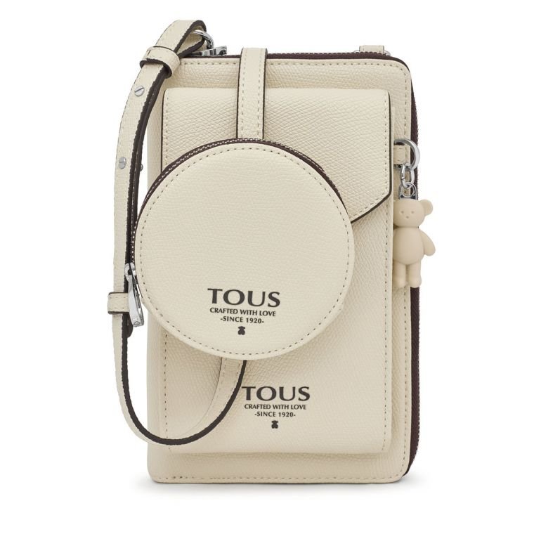 TOUS ΓΥΝΑΙΚΕΙΑ CROSSBODY ΤΣΑΝΤΑ FUNDA MOVIL COLGANTE T LA RUE BEIGE