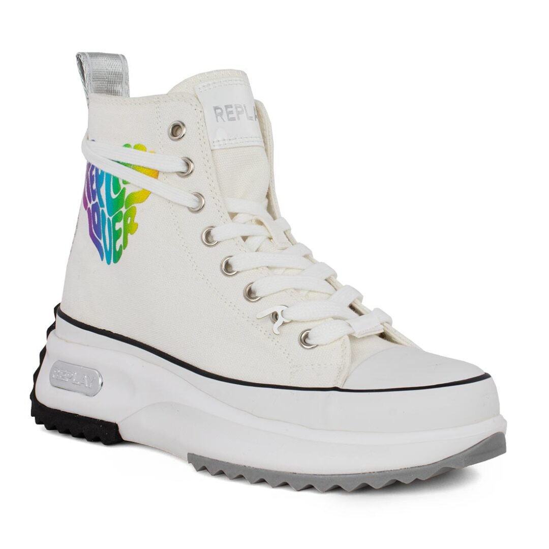 REPLAY ΓΥΝΑΙΚΕΙΑ SNEAKERS AQUA LOVER RV1H0015T 0061 WHITE - Image 2