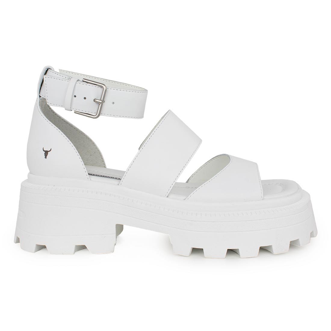 WINDSOR SMITH ΓΥΝΑΙΚΕΙΑ ΔΕΡΜΑΤΙΝΑ ΠΕΔΙΛΑ REVEAL WHITE