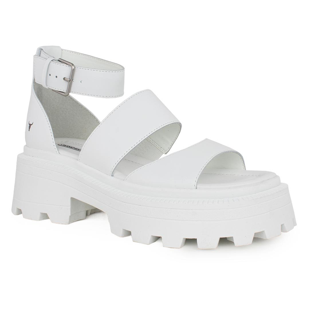 WINDSOR SMITH ΓΥΝΑΙΚΕΙΑ ΔΕΡΜΑΤΙΝΑ ΠΕΔΙΛΑ REVEAL WHITE - Image 2