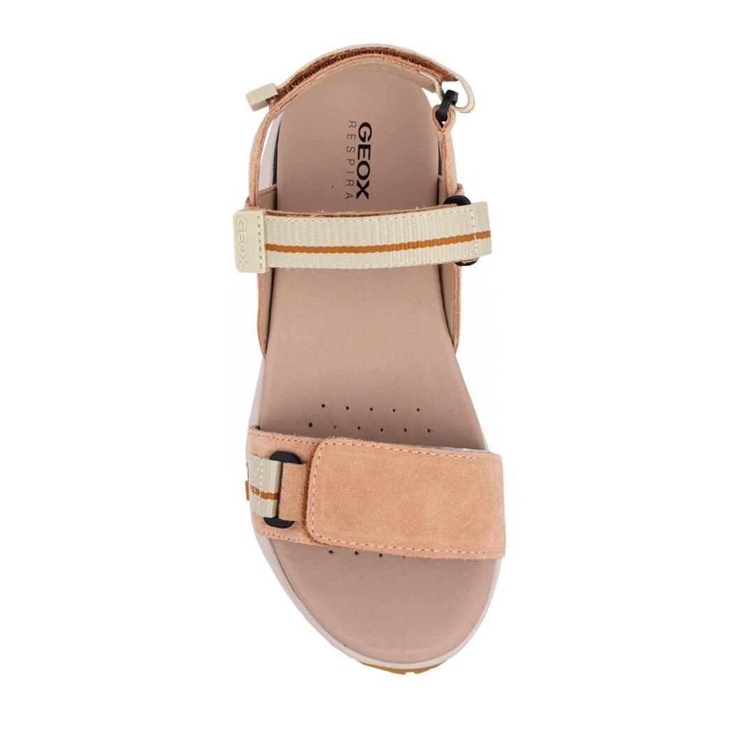 GEOX ΓΥΝΑΙΚΕΙΑ SPORT ΠΕΔΙΛΑ SORAPIS+GRIP B PEACH/BEIGE SUEDE - Image 5