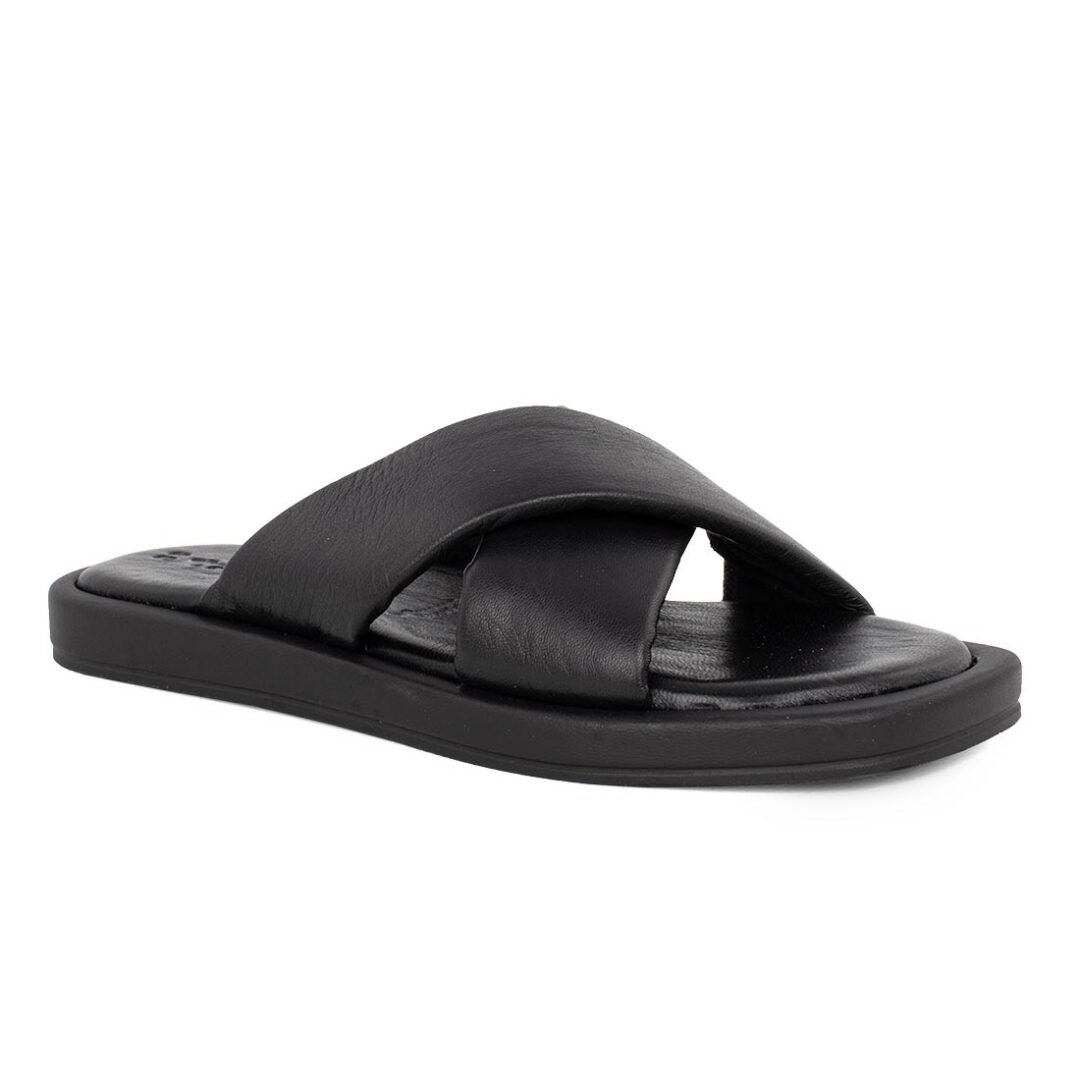 TAMARIS ΓΥΝΑΙΚΕΙΕΣ ΔΕΡΜΑΤΙΝΕΣ FLAT ΠΑΝΤΟΦΛΕΣ 1-27118-20 001 ΜΑΥΡΕΣ - Image 2