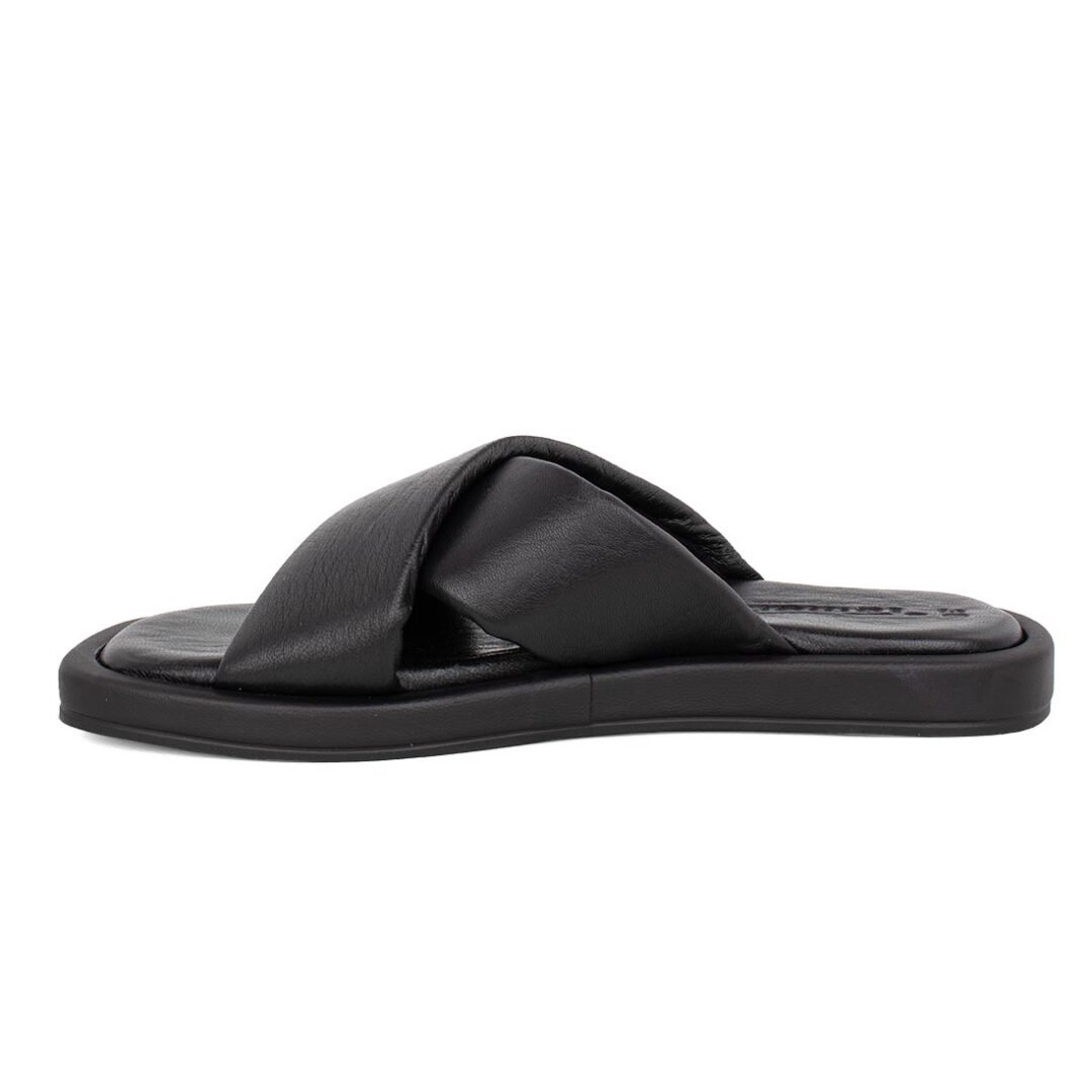 TAMARIS ΓΥΝΑΙΚΕΙΕΣ ΔΕΡΜΑΤΙΝΕΣ FLAT ΠΑΝΤΟΦΛΕΣ 1-27118-20 001 ΜΑΥΡΕΣ - Image 3
