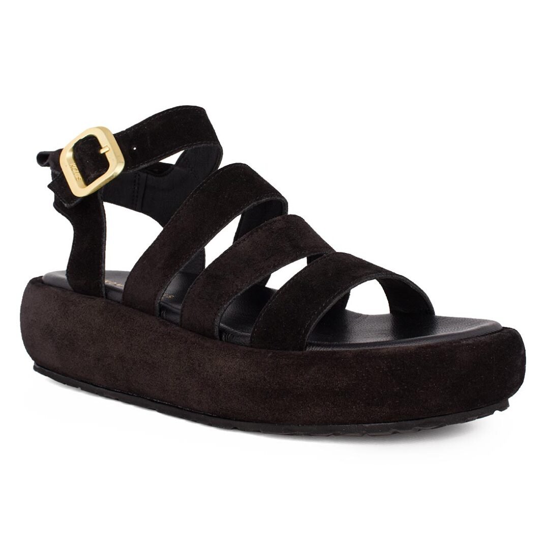 KOMIS & KOMIS ΓΥΝΑΙΚΕΙΑ ΔΕΡΜΑΤΙΝΑ FLATFORM ΠΕΔΙΛΑ B304 BLACK - Image 2