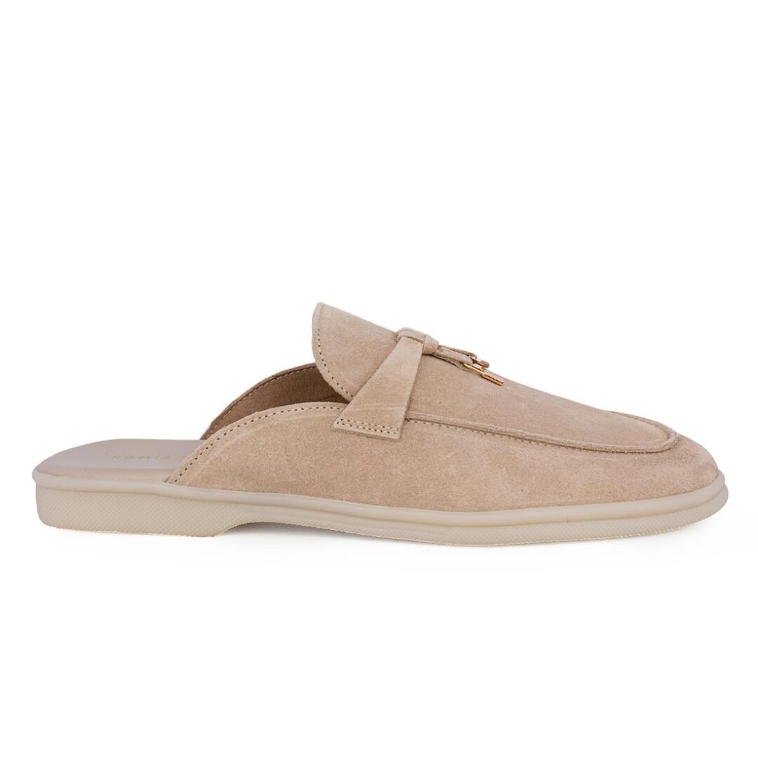 KOMIS & KOMIS ΓΥΝΑΙΚΕΙΑ ΔΕΡΜΑΤΙΝΑ MULES B501 ΠΟΥΡΟ SUEDE