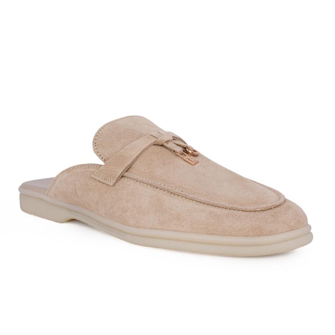 KOMIS & KOMIS ΓΥΝΑΙΚΕΙΑ ΔΕΡΜΑΤΙΝΑ MULES B501 ΠΟΥΡΟ SUEDE - Image 2