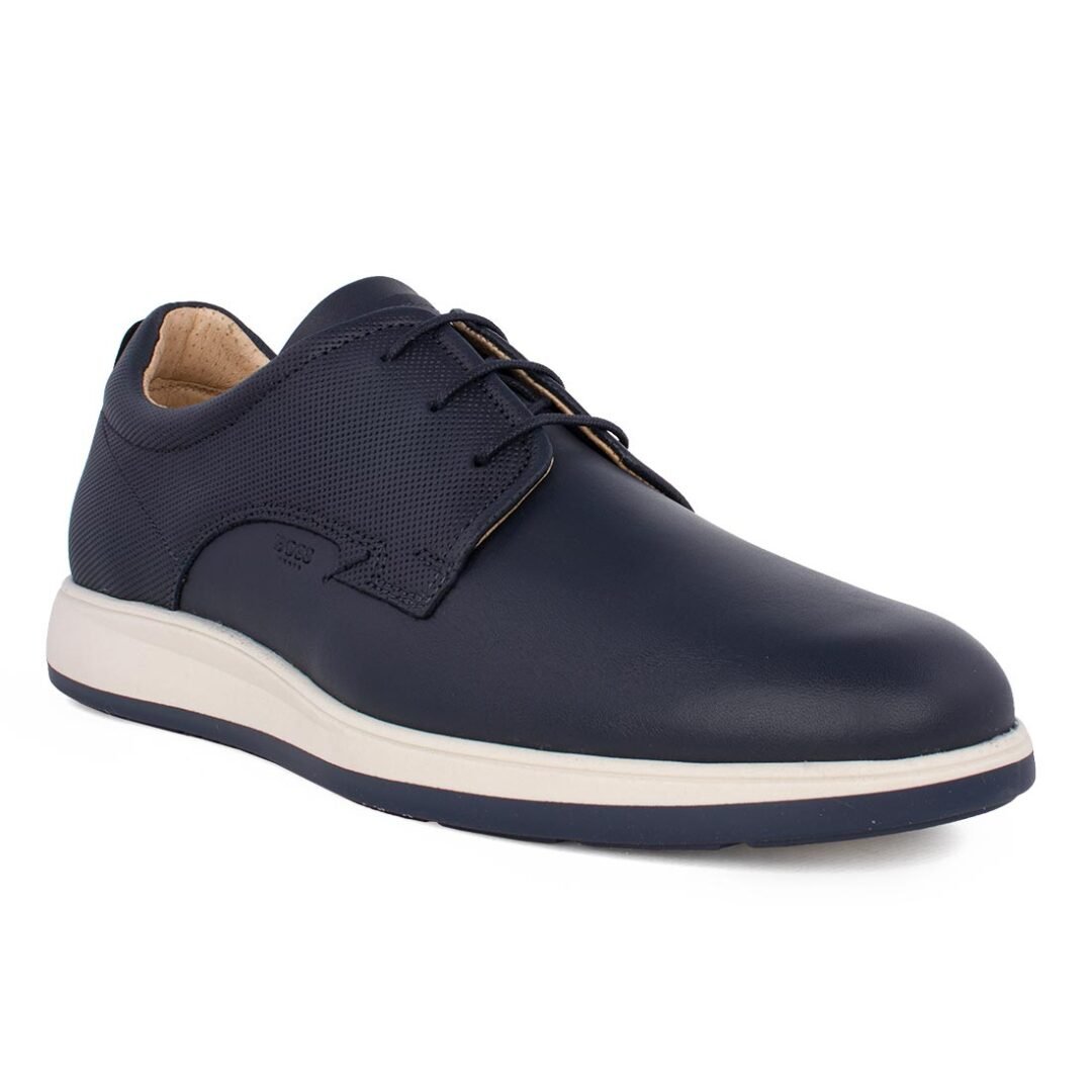 BOSS SHOES ΑΝΔΡΙΚΑ ΔΕΡΜΑΤΙΝΑ OXFORD ZA267 BLUE - Image 2