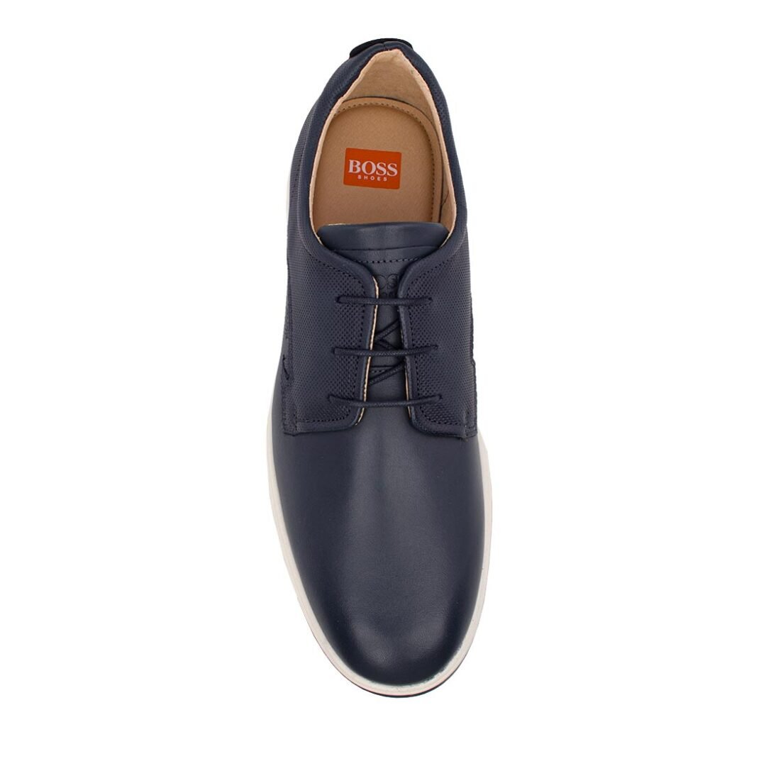 BOSS SHOES ΑΝΔΡΙΚΑ ΔΕΡΜΑΤΙΝΑ OXFORD ZA267 BLUE - Image 5
