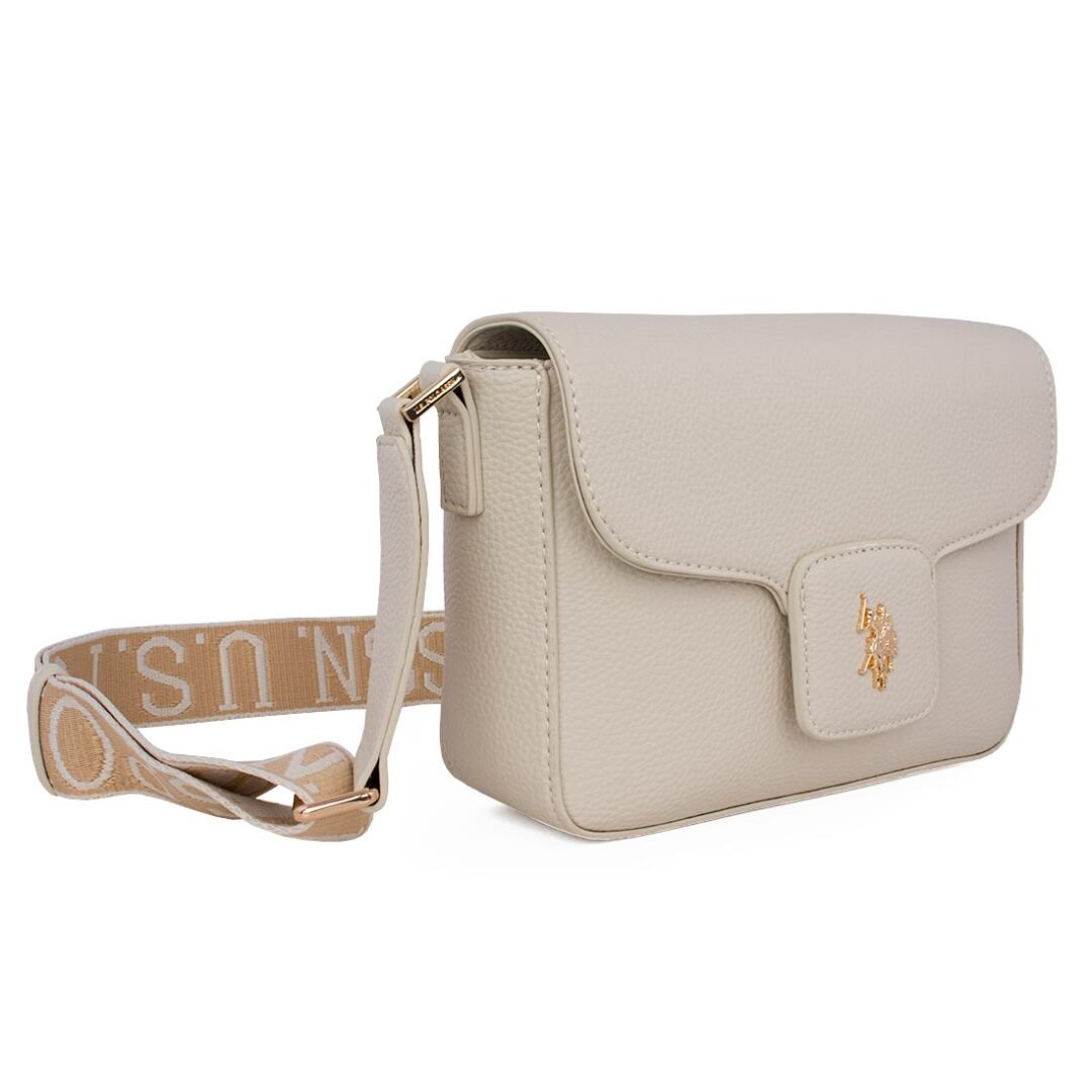 US POLO ΓΥΝΑΙΚΕΙΑ CROSSBODY ΤΣΑΝΤΑ NEW MANSION FLAP CROSSBODY PU OFF WHITE - Image 2
