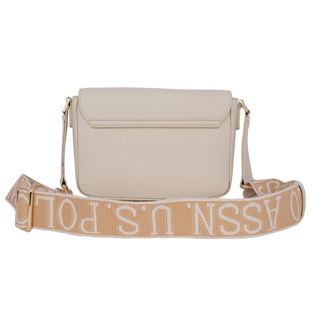 US POLO ΓΥΝΑΙΚΕΙΑ CROSSBODY ΤΣΑΝΤΑ NEW MANSION FLAP CROSSBODY PU OFF WHITE - Image 3