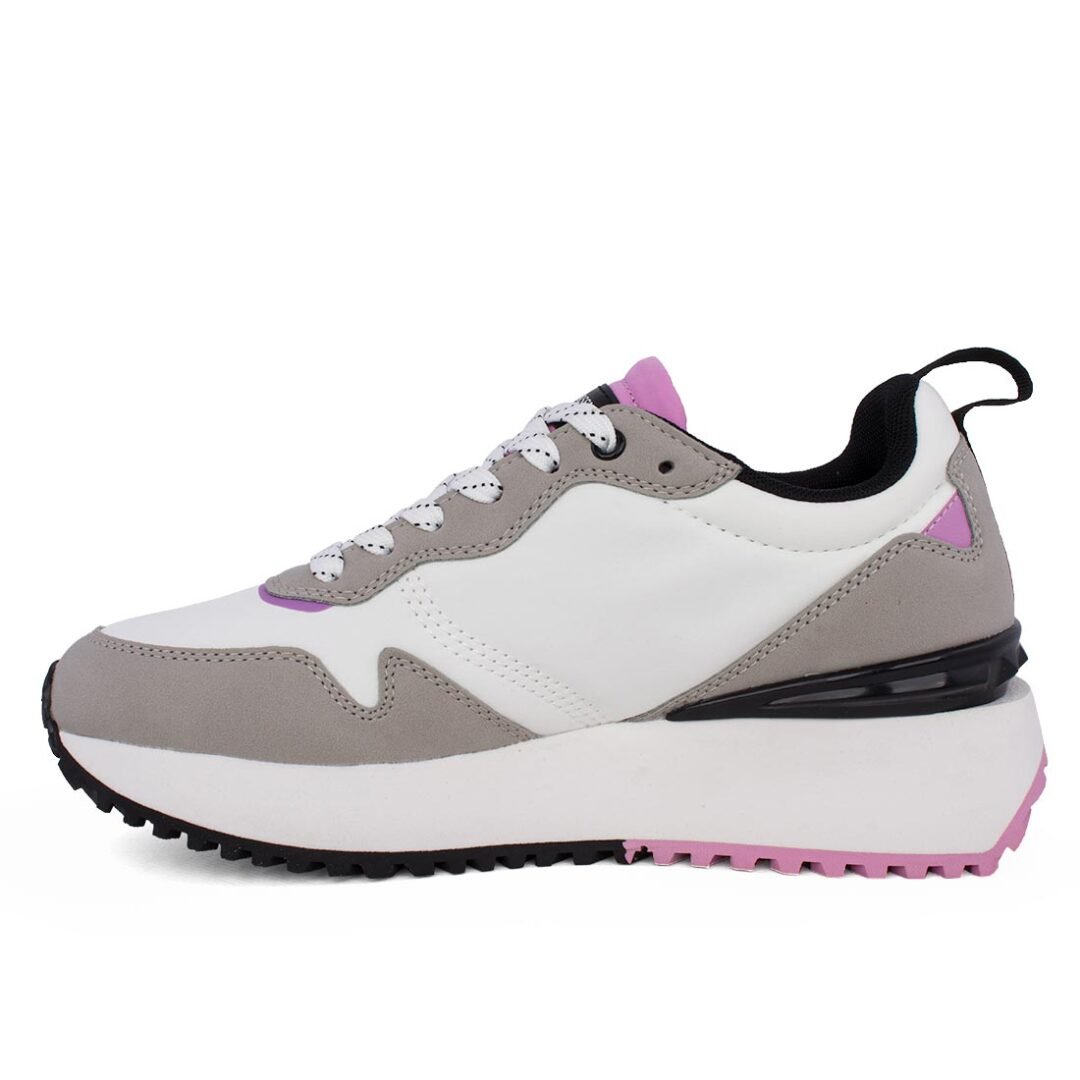 US POLO ΓΥΝΑΙΚΕΙΑ SNEAKERS BAYLE001 WHITE/LILA - Image 3