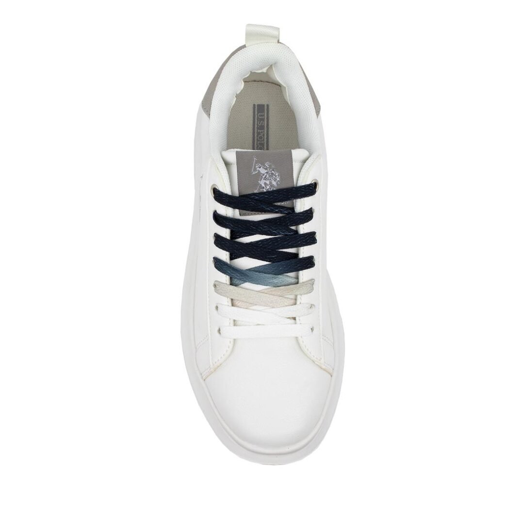 US POLO ΓΥΝΑΙΚΕΙΑ SNEAKERS HELIS026 WHITE/GREY - Image 4