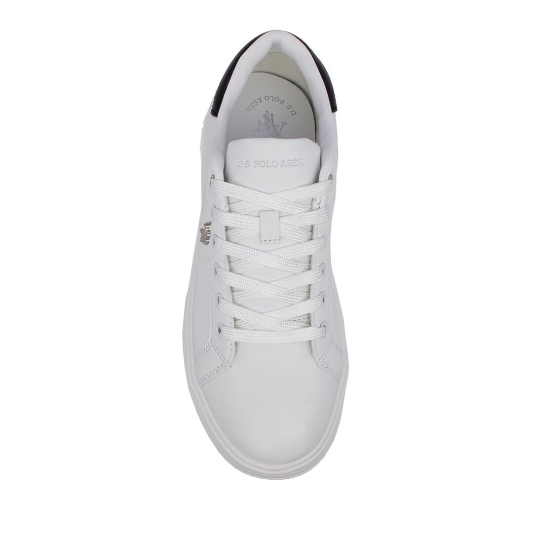US POLO ΓΥΝΑΙΚΕΙΑ SNEAKERS ASUKA001A WHITE/BLACK - Image 5