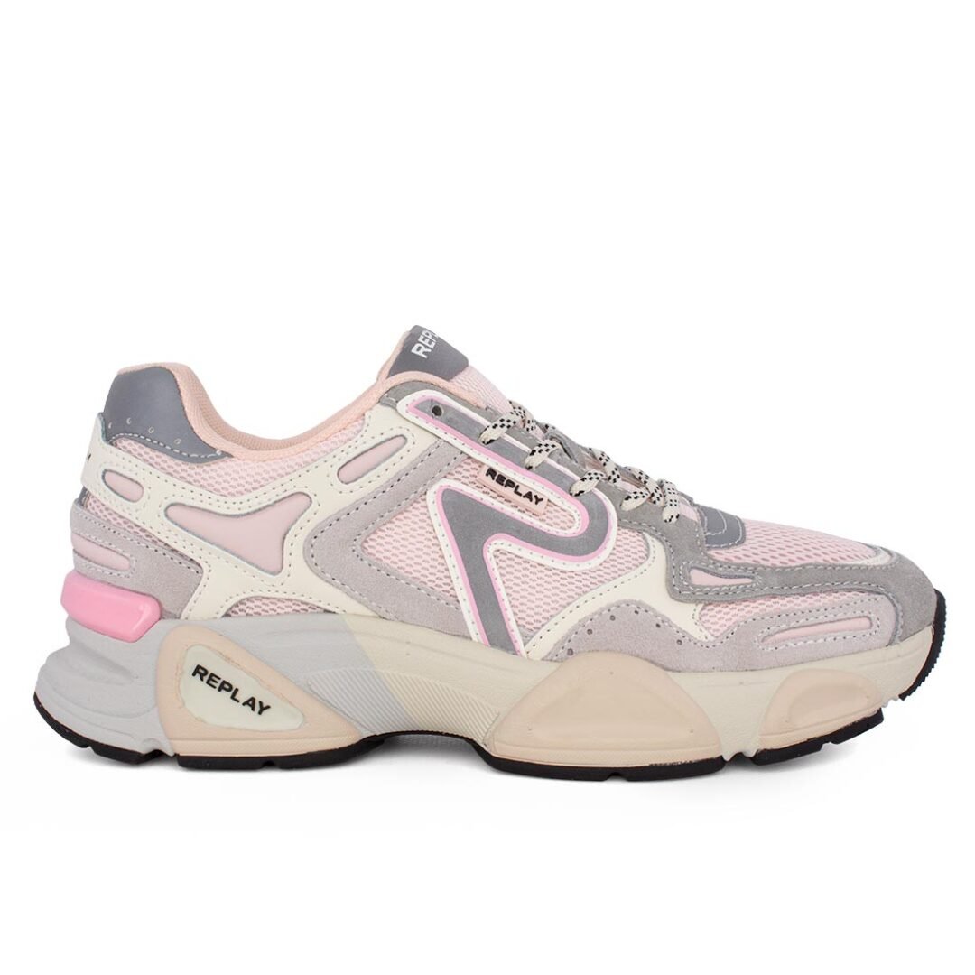 REPLAY ΓΥΝΑΙΚΕΙΑ SNEAKERS DESTINY W MIX 2 RS9N0002T 3325 GREY/PINK