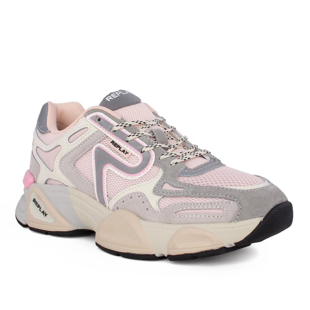 REPLAY ΓΥΝΑΙΚΕΙΑ SNEAKERS DESTINY W MIX 2 RS9N0002T 3325 GREY/PINK - Image 2