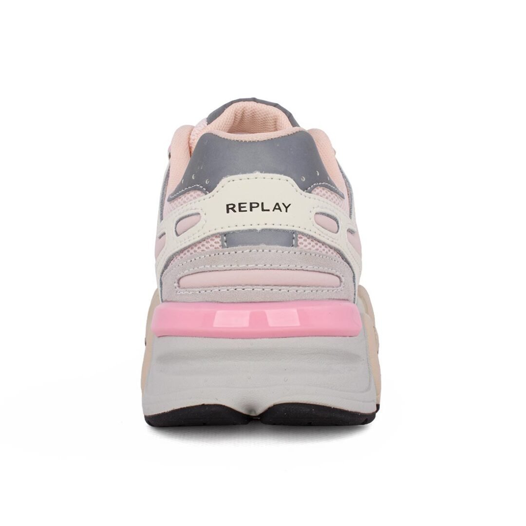 REPLAY ΓΥΝΑΙΚΕΙΑ SNEAKERS DESTINY W MIX 2 RS9N0002T 3325 GREY/PINK - Image 4