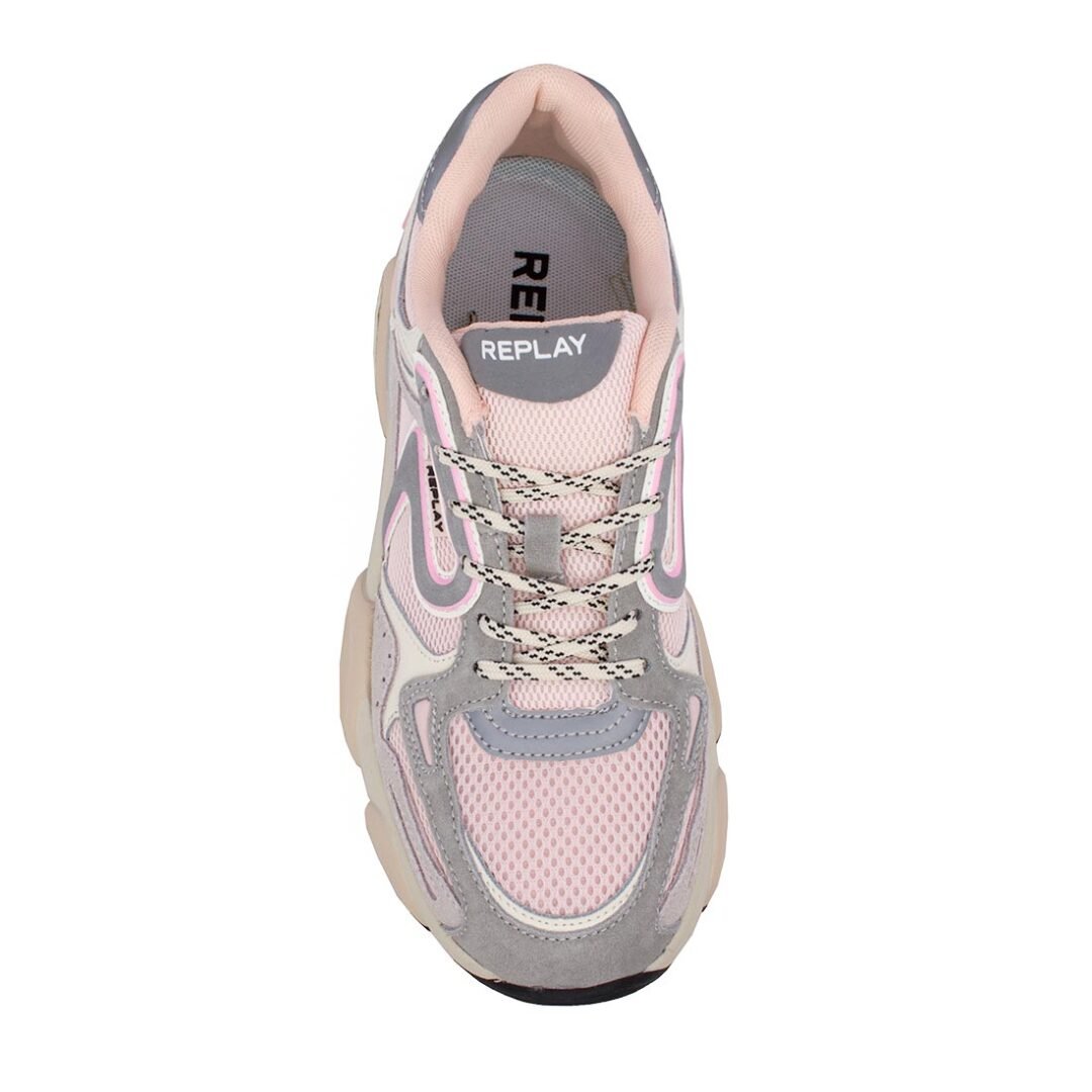 REPLAY ΓΥΝΑΙΚΕΙΑ SNEAKERS DESTINY W MIX 2 RS9N0002T 3325 GREY/PINK - Image 6