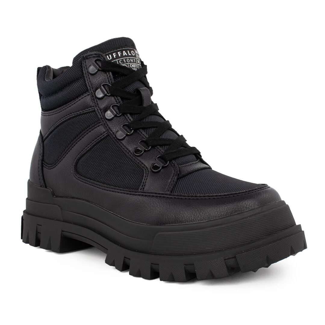 BUFFALO ΑΝΔΡΙΚΑ ΜΠΟΤΑΚΙΑ ASPHA COM MID MEN BLACK - Image 2