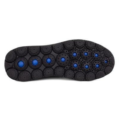 GEOX ΑΝΔΡΙΚΑ ΔΕΡΜΑΤΙΝΑ COMFORT SNEAKERS SPHERICA D ΜΑΥΡΑ - Image 4
