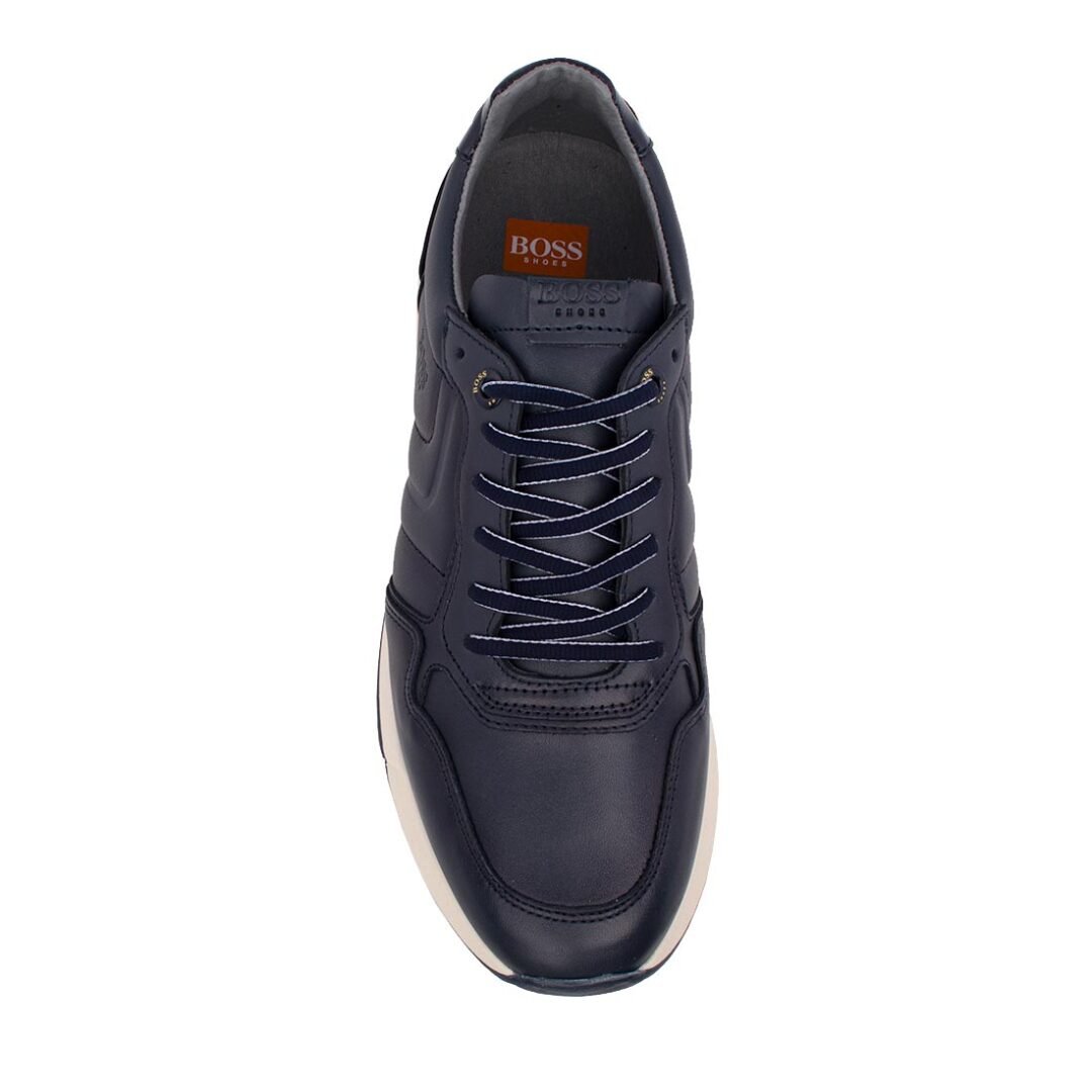 BOSS SHOES ΑΝΔΡΙΚΑ ΔΕΡΜΑΤΙΝΑ SNEAKERS ZX290/B BLUE - Image 5