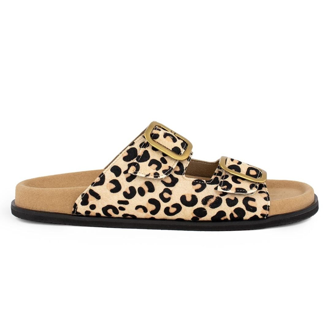 KOMIS & KOMIS ΓΥΝΑΙΚΕΙΕΣ SUEDE FLAT ΠΑΝΤΟΦΛΕΣ A3 LEOPARD