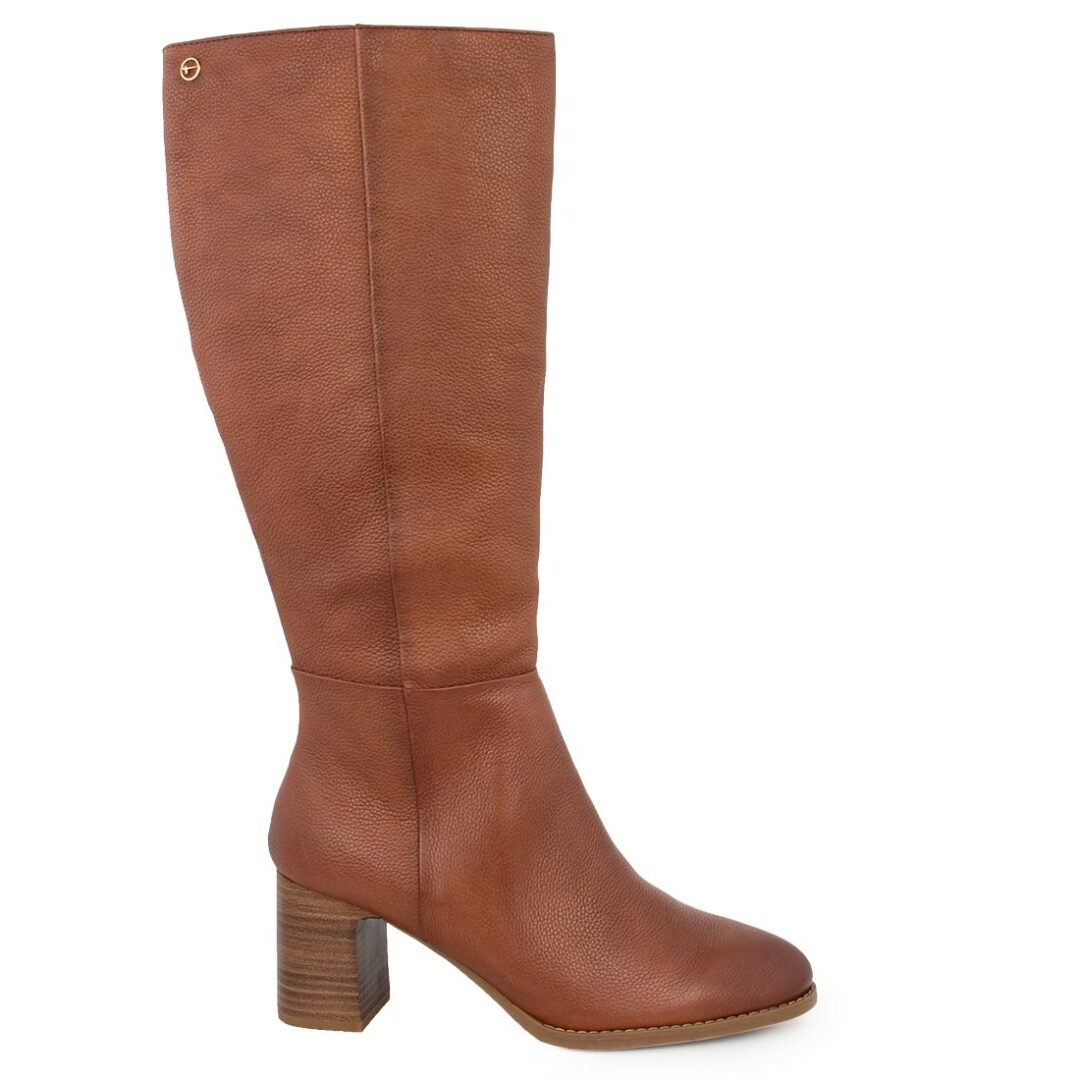 TAMARIS COMFORT ΓΥΝΑΙΚΕΙΕΣ ΔΕΡΜΑΤΙΝΕΣ ΜΠΟΤΕΣ 8-85500-41 305 COGNAC