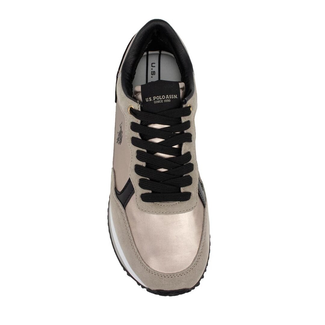 US POLO ΓΥΝΑΙΚΕΙΑ ΔΕΡΜΑΤΙΝΑ SNEAKERS CLEEF004C ROSE - Image 6