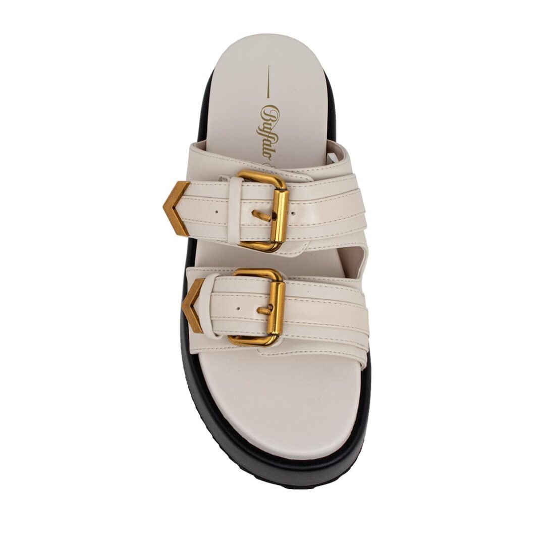 BUFFALO ΓΥΝΑΙΚΕΙΕΣ FLATFORM ΠΑΝΤΟΦΛΕΣ NOA ARI VEGAN NAPPA CREAM - Image 5