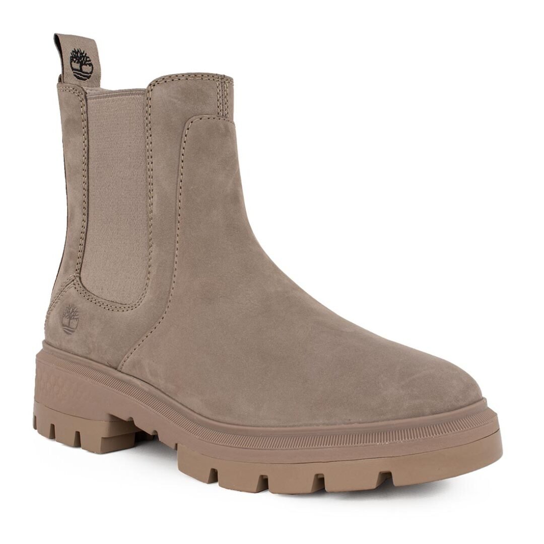 TIMBERLAND ΓΥΝΑΙΚΕΙΑ ΔΕΡΜΑΤΙΝΑ CHELSEA ΜΠΟΤΑΚΙΑ CORTINA VALLEY CHELSEA A41EW 9291 TAUPE GRAY NUBUCK - Image 2