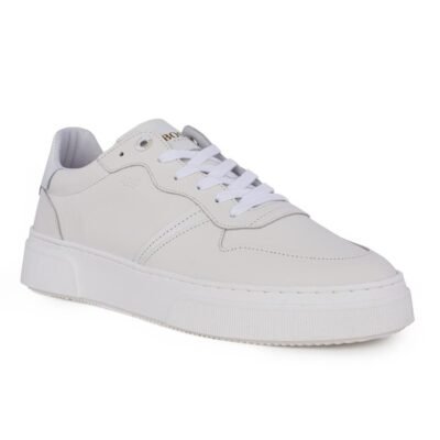 BOSS SHOES ΑΝΔΡΙΚΑ ΔΕΡΜΑΤΙΝΑ SNEAKERS ZA220 WHITE - Image 2