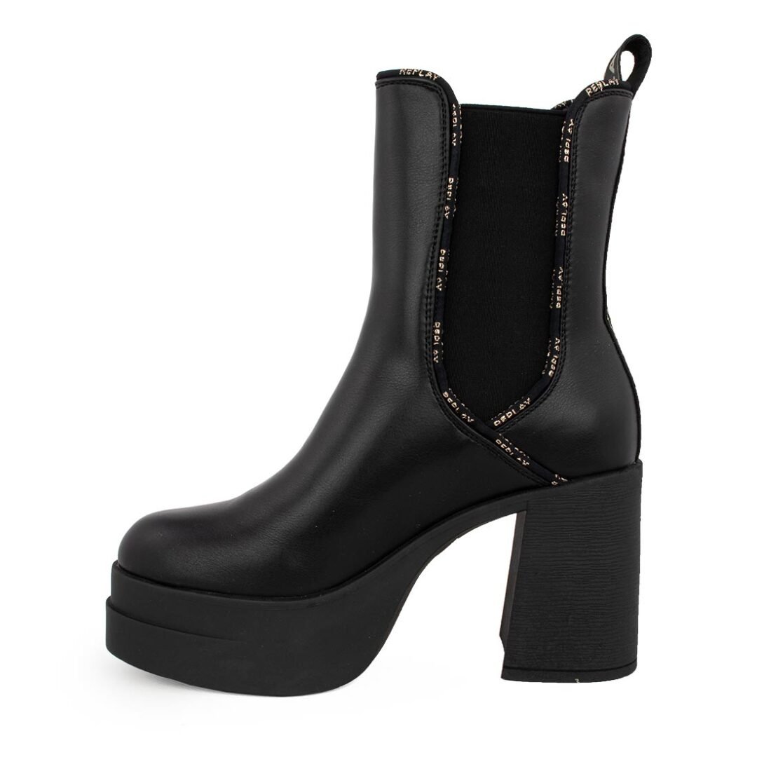 REPLAY ΓΥΝΑΙΚΕΙΑ ΜΠΟΤΑΚΙΑ ΜΕ ΤΑΚΟΥΝΙ ANGELA CHELSEA HIGH RP5S0005S 003 BLACK - Image 3