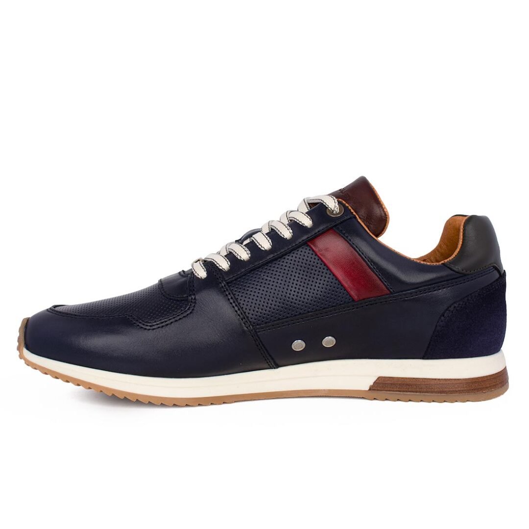 AMBITIOUS ΑΝΔΡΙΚΑ ΔΕΡΜΑΤΙΝΑ SNEAKERS SLOW 11240-6810AM NAVY - Image 3