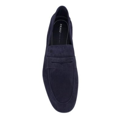 FRAU ΑΝΔΡΙΚΑ ΔΕΡΜΑΤΙΝΑ LOAFERS 34B5 12943 BLUE SUEDE - Image 5