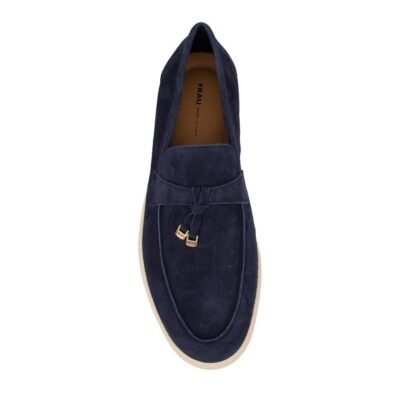 FRAU ΑΝΔΡΙΚΑ ΔΕΡΜΑΤΙΝΑ LOAFERS 32B2 15545 BLUE SUEDE - Image 5