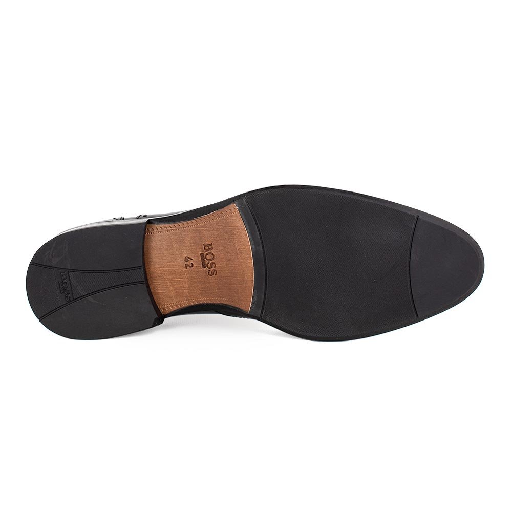 BOSS SHOES ΑΝΔΡΙΚΑ ΚΛΑΣΙΚΑ ΔΕΡΜΑΤΙΝΑ ΠΑΠΟΥΤΣΙΑ S5629 ΜΑΥΡΑ - Image 4