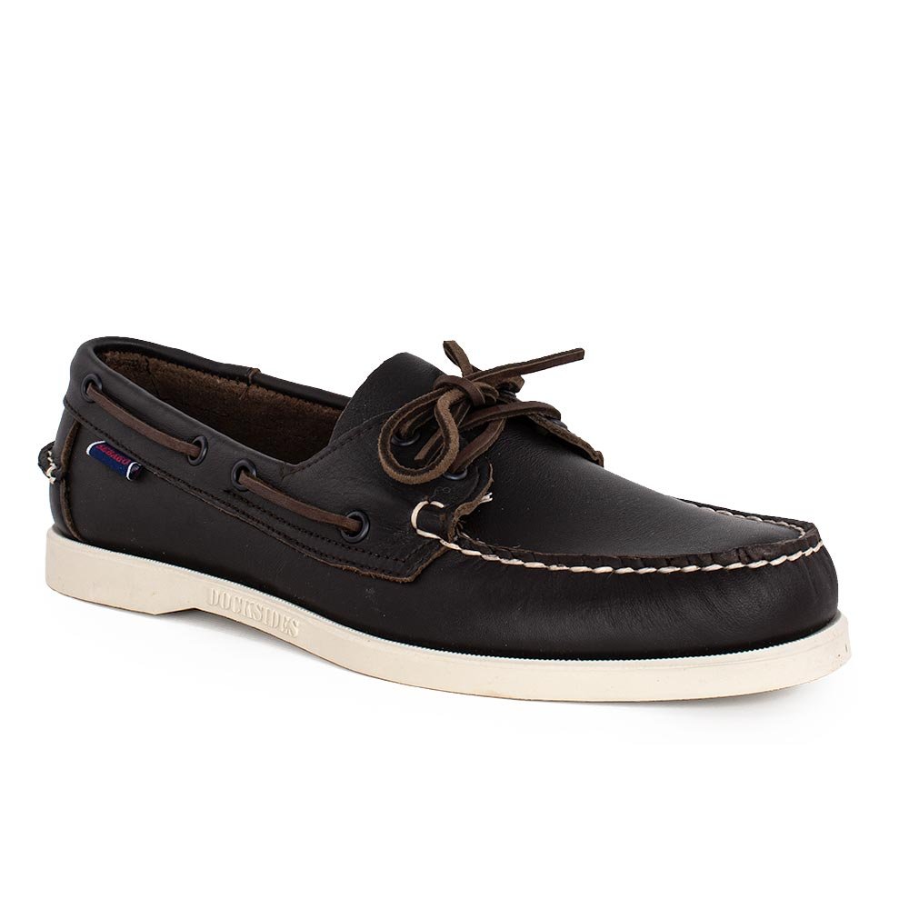 SEBAGO ΑΝΔΡΙΚΑ BOAT SHOES DOCKSIDES PORTLAND DARK BROWN - Image 2