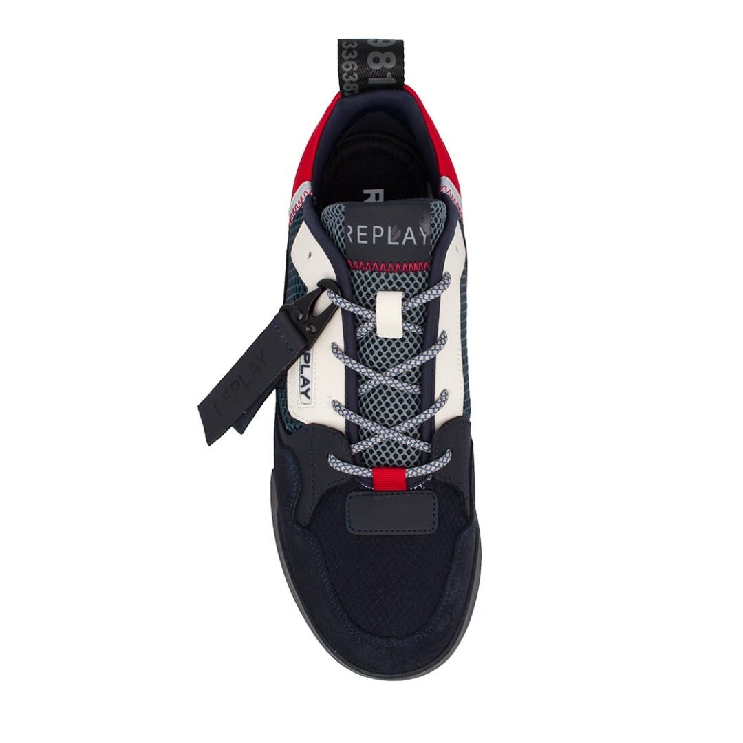 REPLAY ΑΝΔΡΙΚΑ SNEAKERS FIELD 2.0 WIND RS8L0006L 0216 NAVY/WHITE/RED - Image 6