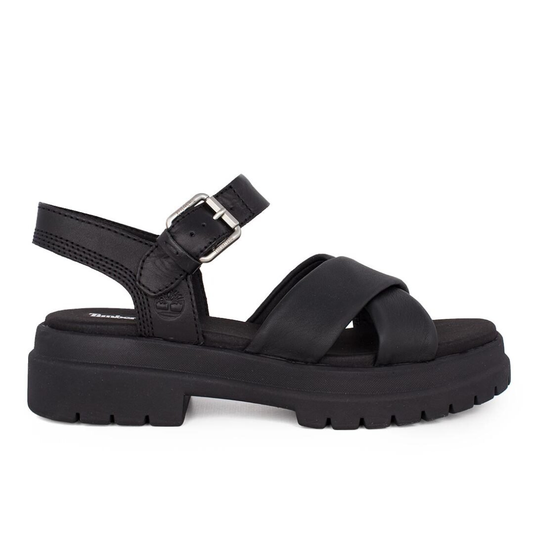 TIMBERLAND ΓΥΝΑΙΚΕΙΑ ΔΕΡΜΑΤΙΝΑ ΠΕΔΙΛΑ LONDON VIBE BACKSTRAP 0A2QVJ 015 BLACK FULL GRAIN