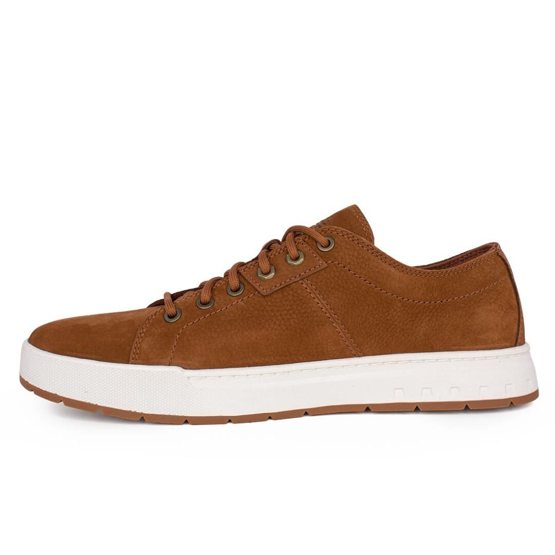 TIMBERLAND ΑΝΔΡΙΚΑ ΔΕΡΜΑΤΙΝΑ SNEAKERS MAPLE GROVE LOW LACE UP 0A6A2D EM71 RUST NUBUCK - Image 3