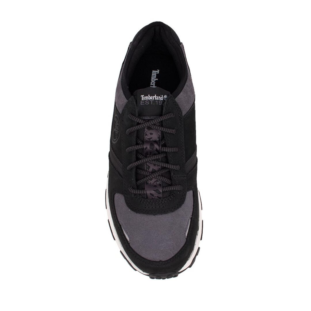 TIMBERLAND ΑΝΔΡΙΚΑ ΔΕΡΜΑΤΙΝΑ SNEAKERS WINSOR PARK LOW LACE UP 0A5WVZ 0151 JET BLACK - Image 5
