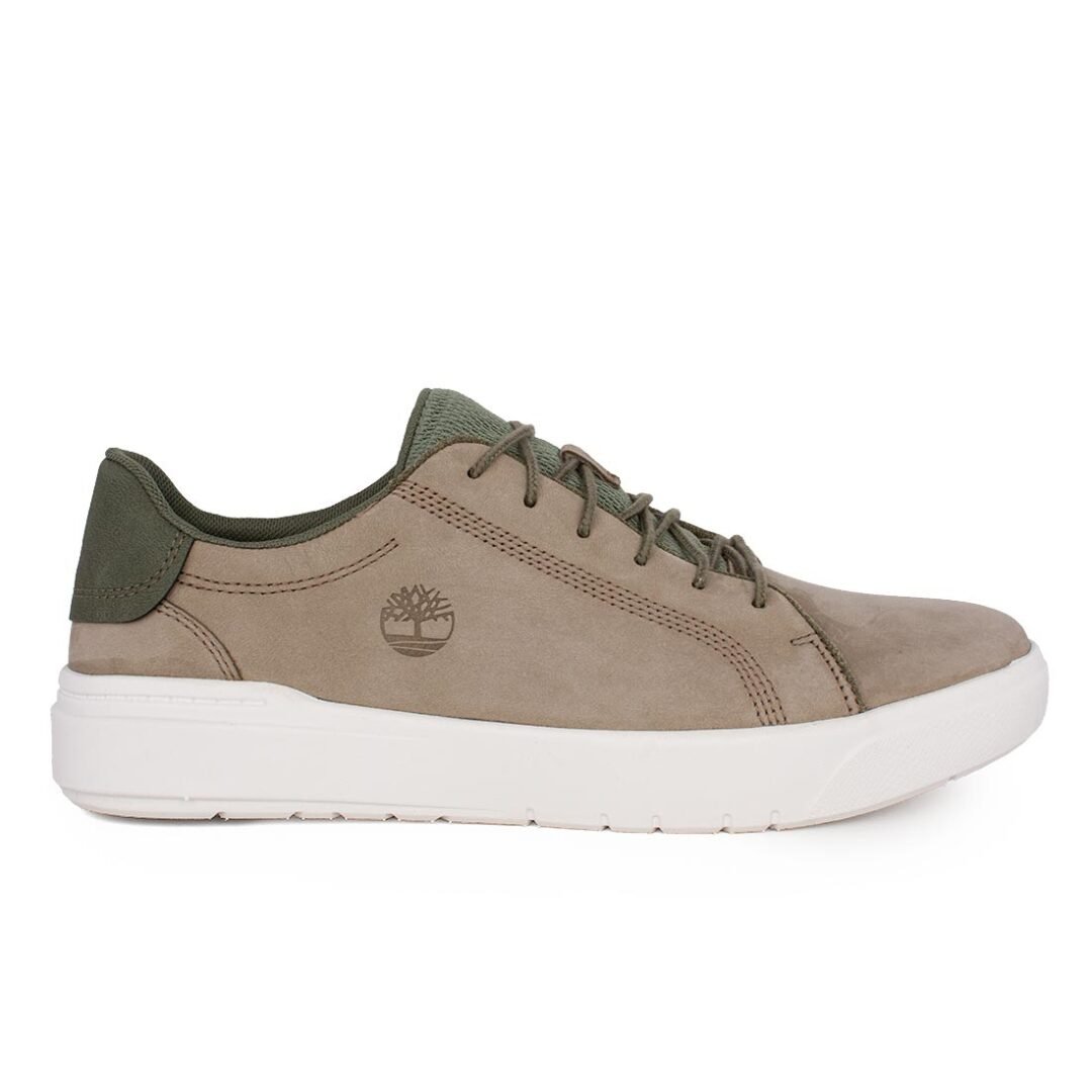 TIMBERLAND ΑΝΔΡΙΚΑ ΔΕΡΜΑΤΙΝΑ SNEAKERS SENECA BAY LOW LACE UP 0A66P9 EO21 LIGHT TAUPE NUBUCK