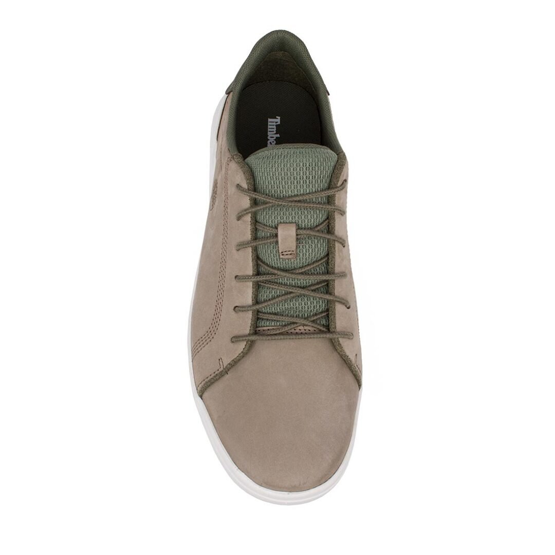 TIMBERLAND ΑΝΔΡΙΚΑ ΔΕΡΜΑΤΙΝΑ SNEAKERS SENECA BAY LOW LACE UP 0A66P9 EO21 LIGHT TAUPE NUBUCK - Image 5