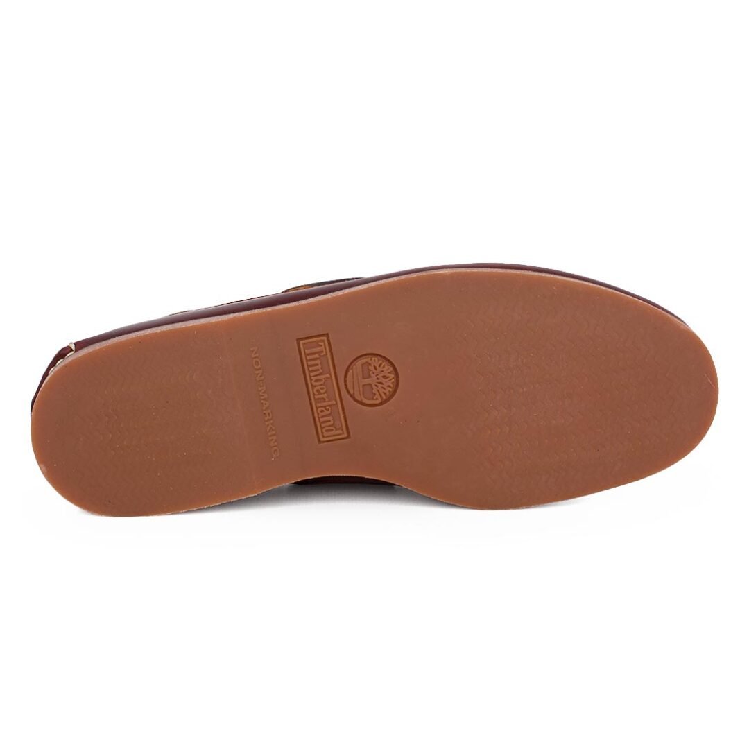 TIMBERLAND ΑΝΔΡΙΚΑ ΔΕΡΜΑΤΙΝΑ BOAT SHOES CLASSIC BOAT 2EYE 025077 214 BROWN/BORDEAUX FULL GRAIN - Image 4
