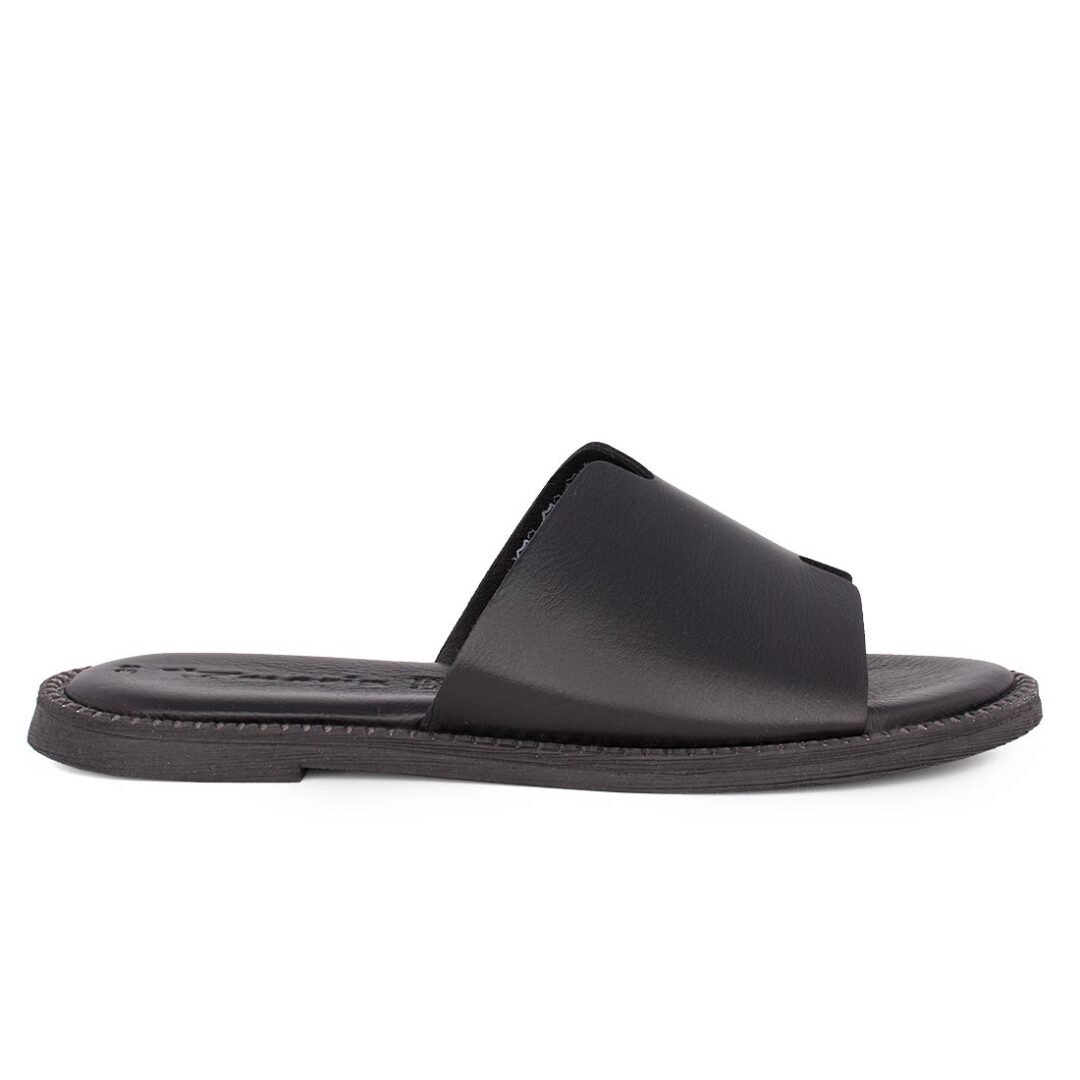 TAMARIS ΓΥΝΑΙΚΕΙΕΣ ΔΕΡΜΑΤΙΝΕΣ FLAT ΠΑΝΤΟΦΛΕΣ 1-27135-42 001 ΜΑΥΡΕΣ