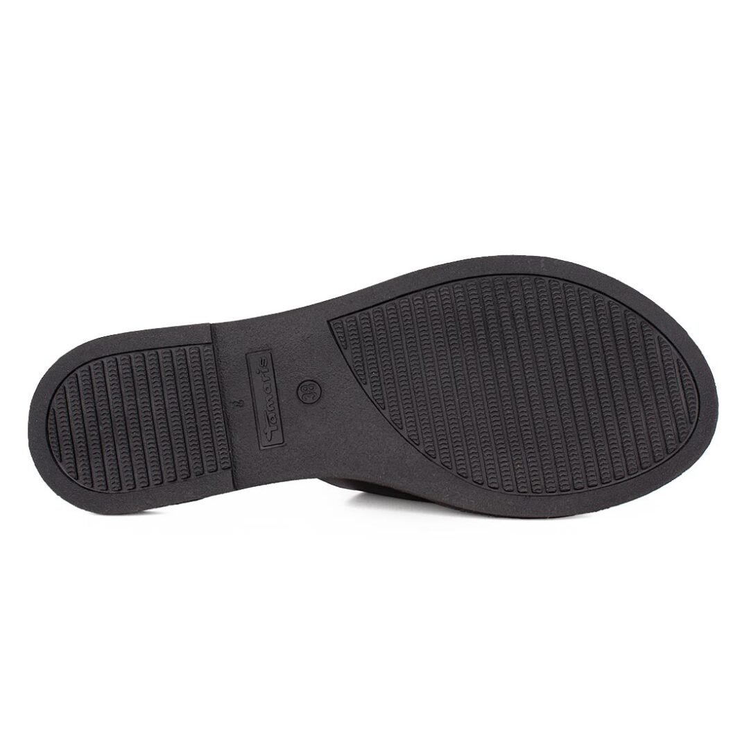 TAMARIS ΓΥΝΑΙΚΕΙΕΣ ΔΕΡΜΑΤΙΝΕΣ FLAT ΠΑΝΤΟΦΛΕΣ 1-27135-42 001 ΜΑΥΡΕΣ - Image 4