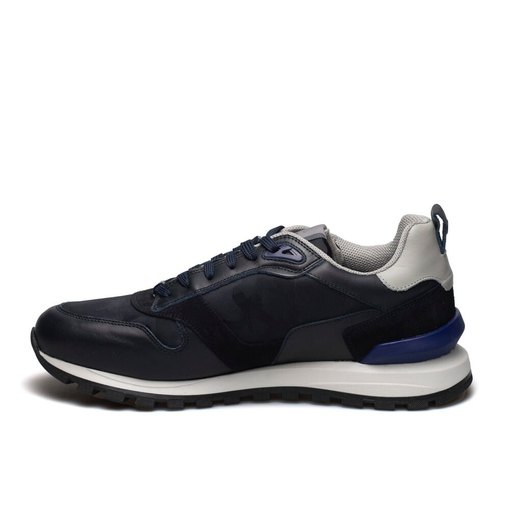 AMBITIOUS ΑΝΔΡΙΚΑ ΔΕΡΜΑΤΙΝΑ SNEAKERS 11083 ΜΠΛΕ - Image 3
