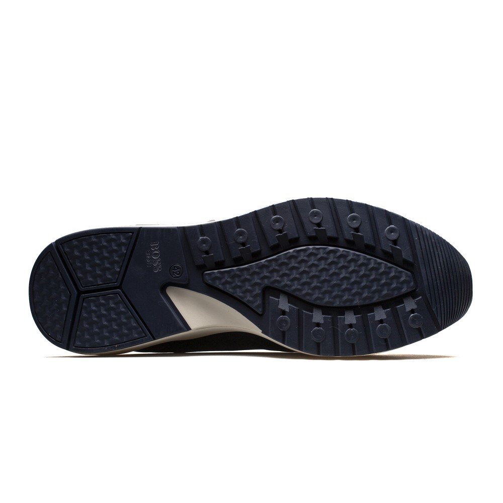 BOSS ΑΝΔΡΙΚΑ ΔΕΡΜΑΤΙΝΑ SNEAKERS NQ191 ΜΠΛΕ - Image 4