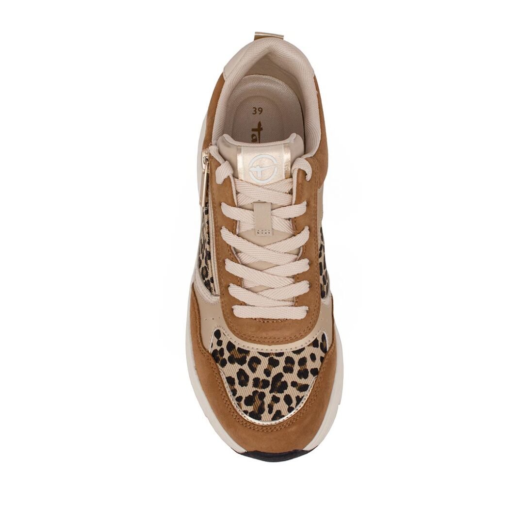 TAMARIS ΓΥΝΑΙΚΕΙΑ ΔΕΡΜΑΤΙΝΑ SNEAKERS 1-23734-42 313 CAMEL COMB - Image 5